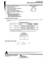 SN74AHCT1G02DBVT 数据规格书 1