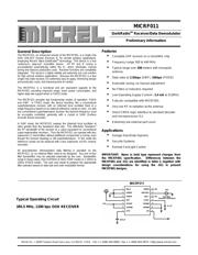 MICRF011YM 数据规格书 1