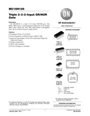 MC10H105PG datasheet.datasheet_page 1