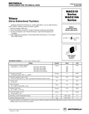 MAC218A8 数据规格书 1