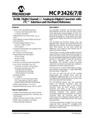 MCP3426A0T-E/MS Datenblatt PDF