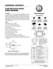 CAT93C57XI 数据规格书 1