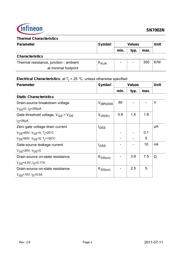 SN7002NH6327 datasheet.datasheet_page 2