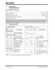 24LC22A-I/P datasheet.datasheet_page 2