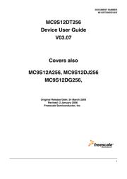 MC9S12A256CFUE 数据规格书 1