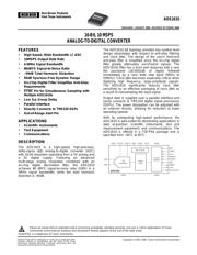 ADS1610IPAPRG4 datasheet.datasheet_page 1