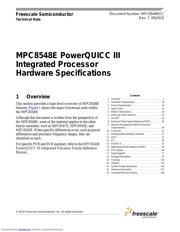 MPC8548EPXAVHB datasheet.datasheet_page 1