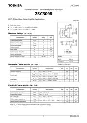 2SC3098 datasheet.datasheet_page 1