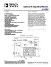 ADF4153BRUZ 数据手册