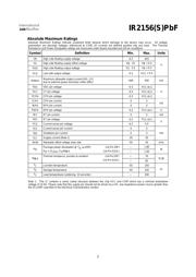 IR2156 datasheet.datasheet_page 2