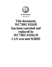 MC74HC4316D 数据规格书 1