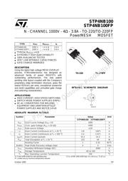 STP4NB100 datasheet.datasheet_page 1