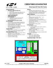 C8051F310-GQ Datenblatt PDF
