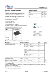 BSC067N06LS3GXT 数据规格书 1