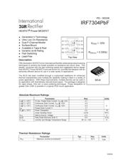 IRF7304PBF Datenblatt PDF