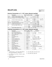 IRG4PC40SPBF datasheet.datasheet_page 2