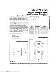 MAX699 数据规格书 1