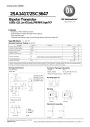 2SA1417S-TD-E datasheet.datasheet_page 1