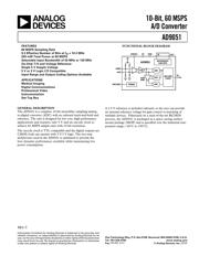 AD9051BRSZ datasheet.datasheet_page 1