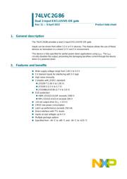 74LVC2G86GT,115 datasheet.datasheet_page 1