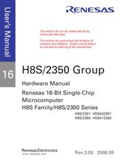 HD6412350TE20V 数据规格书 3