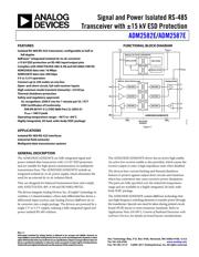 ADM2587EBRWZ Datenblatt PDF