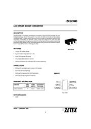 ZXSC400E6TA 数据规格书 1