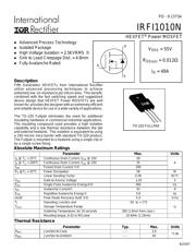 IRFI1010NPBF 数据规格书 1