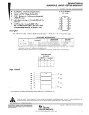 SN74AHCT00QDRQ1 datasheet.datasheet_page 1