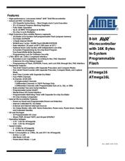 ATMEGA16-16AU Datenblatt PDF