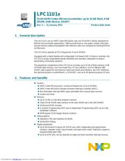 LPC11U14FBD48 datasheet.datasheet_page 1