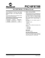 PIC16F88T-E/SO 数据规格书 1