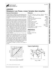 LMH6503 datasheet.datasheet_page 1