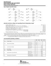 SN74HC244QDWREP datasheet.datasheet_page 2