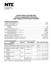 2N5400 数据手册