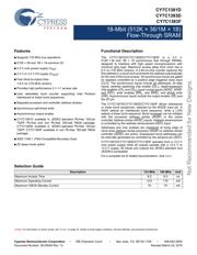 CY7C1381D-100BZIT datasheet.datasheet_page 1