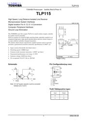 TLP115 datasheet.datasheet_page 1