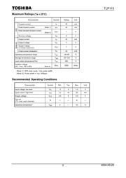 TLP115 datasheet.datasheet_page 2