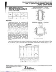 SN74ALS109ADG4 数据规格书 1