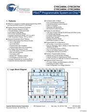 CY8C24994-24LFXI datasheet.datasheet_page 1
