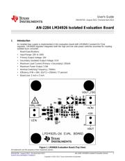 LM34926EVAL/NOPB 数据规格书 1