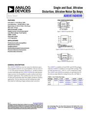 AD8599ARZ Datenblatt PDF