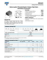 MCA231 datasheet.datasheet_page 1