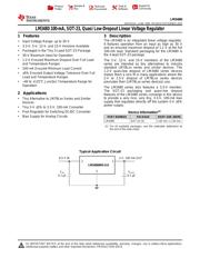 LM3480IM3-5.0/NOPB Datenblatt PDF