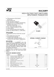 BUL310FP datasheet.datasheet_page 1