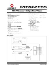 MCP23S08-E/P Datenblatt PDF