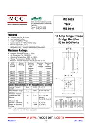 MB1010-BP Datenblatt PDF