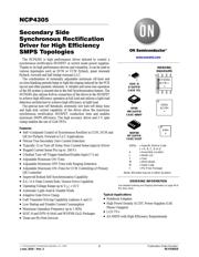 NCP4305ADR2G Datenblatt PDF