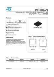 STL140N4LLF5 datasheet.datasheet_page 1