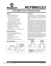 MCP9803 数据规格书 1